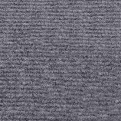 vidaXL Svečani tepih rebrasti 1,2 x 20 m sivi