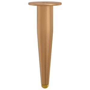 vidaXL Stativne Noge 2 pcs Zlatno 98 x 40 mm Željezo