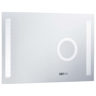 vidaXL Kupaonsko LED zidno ogledalo sa senzorom na dodir 100 x 60 cm