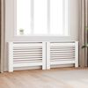 vidaXL Pokrovi za radijator 2 kom bijeli 112 x 19 x 81,5 cm MDF