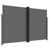 vidaXL Bočna tenda na uvlačenje antracit 220 x 600 cm