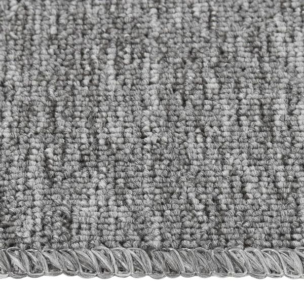 vidaXL Protuklizni otirači za stepenice 15 kom 60x25cm sivi pravokutni