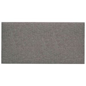 vidaXL Zidna uzglavlja 12 pcs Svijetlo siva 30 x 15 cm tkanina