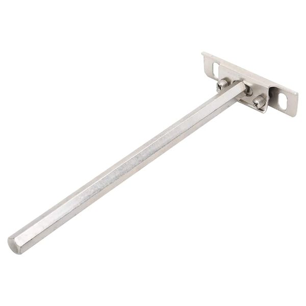 vidaXL Plutajući nosači za police 12 kom nevidljivi ugljični čelik