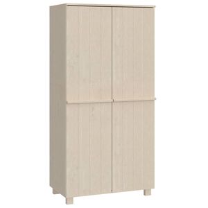 vidaXL Ormar HAMAR boja meda 89 x 50 x 180 cm od masivne borovine