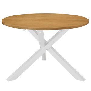 vidaXL Blagovaonski stol bijeli 120 x 75 cm MDF