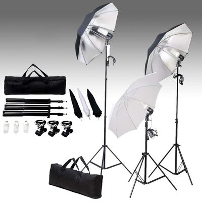 vidaXL Oprema za fotografski studio sa setom svjetiljki i pozadinom