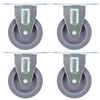 vidaXL Fiksni kotačići 4 kom 75 mm