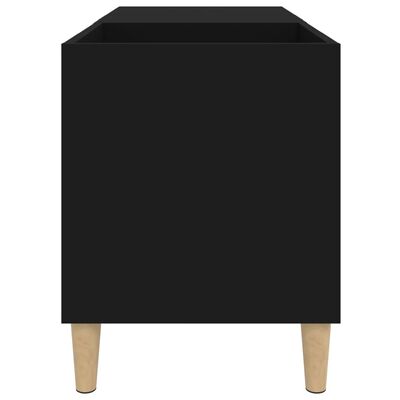 vidaXL Ormarić za ploče crni 84,5 x 38 x 48 cm od konstruiranog drva