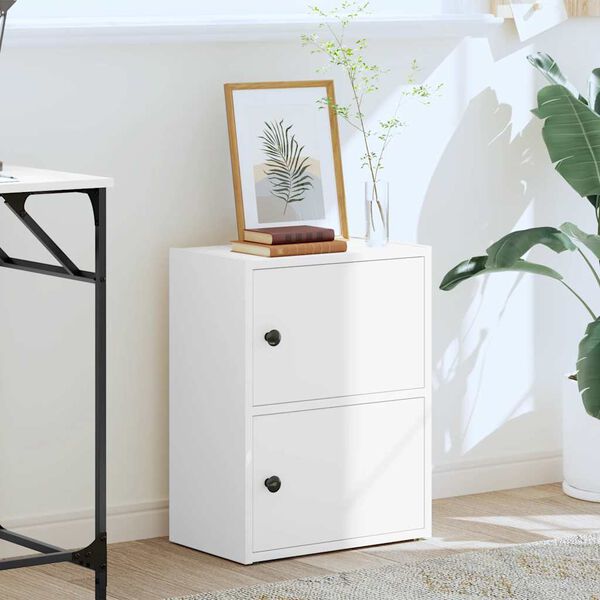 vidaXL Regal za knjige bijeli 40x24x52 cm od konstruiranog drva