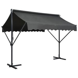 vidaXL Samostojeća tenda 300 x 300 cm antracit