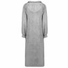 vidaXL Deka majica s kapuljačom KINN Siva XXL Pamuk