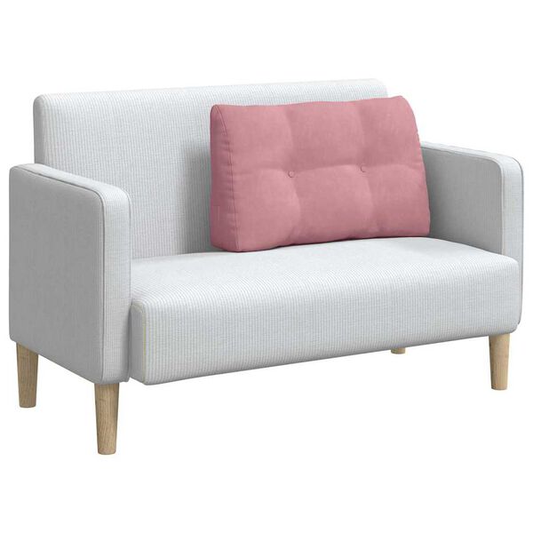 vidaXL Jastuk za leđa Ružičasta 80 x 24 x 50 cm Bar&scaron;un