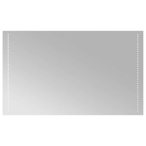 vidaXL LED kupaonsko ogledalo *Transparent*an 100 x 60 cm Pravokutni