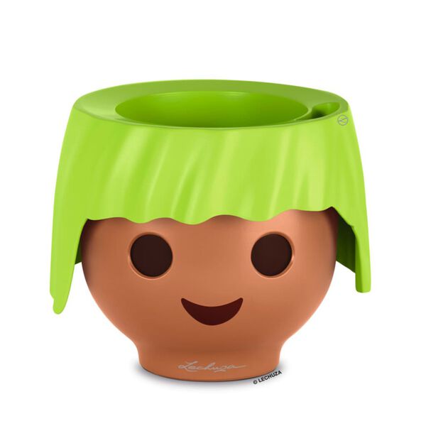 LECHUZA stolna posuda za sadnju OJO ALL-IN-ONE zelena boja jabuke