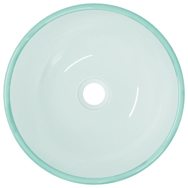 vidaXL Umivaonik od kaljenog stakla 35 x 12 cm Matirana