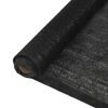 vidaXL Mreža za privatnost HDPE 2 x 25 m crna