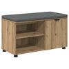 vidaXL Klupa za hodnik Zanatski Hrast 80 x 38 x 46 cm
