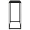 vidaXL Konzolni stol crni 60 x 35 x 75 cm od kaljenog stakla