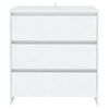 vidaXL Komoda bijela 70 x 41 x 75 cm od konstruiranog drva