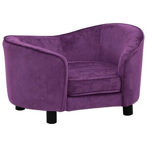 vidaXL Sofa za pse bordo 69 x 49 x 40 cm pli&scaron;ana