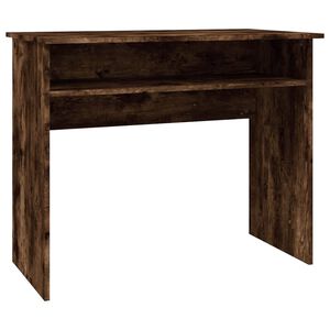vidaXL Radni stol boja dimljenog hrasta 90x50x74 cm konstruirano drvo