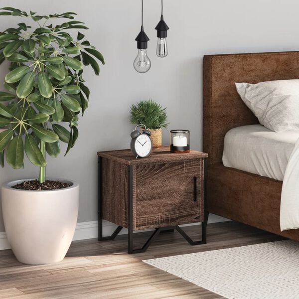 vidaXL Noćni ormarić boja hrasta sonome 40 x 30 x 40 cm drveni