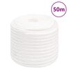 vidaXL Brodski konop svjetlobijeli 16 mm 50 m od polipropilena