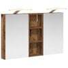 vidaXL Set ormarića za kupaonicu 3 kom. 80 x 10,5 x 50 cm