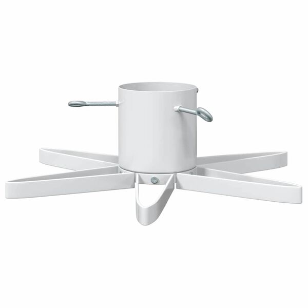 vidaXL Stalak za božićno drvce 1.73 Bijelo 50 x 50 x 15,5 cm Čelik