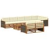 vidaXL Set vanjskih sofa 9 kom.