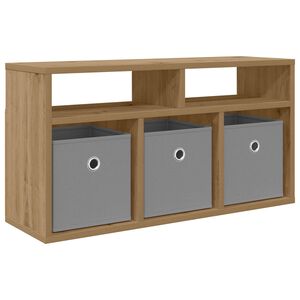 vidaXL Nizak ormarić s ladicama Umjetnički hrast 72 x 22,5 x 38 cm