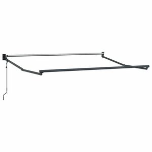 vidaXL Električni sklopivi okvir tende Antracit 3 x 2 m Aluminij