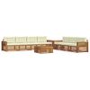 vidaXL Set vanjskih sofa 8 kom. Prirodna i krem