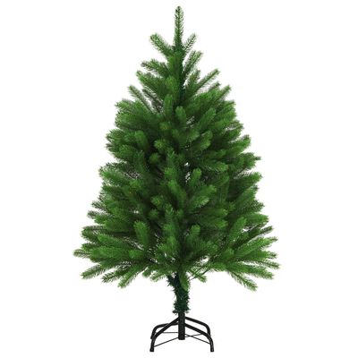 vidaXL Umjetno osvijetljeno božićno drvce 120 cm zeleno