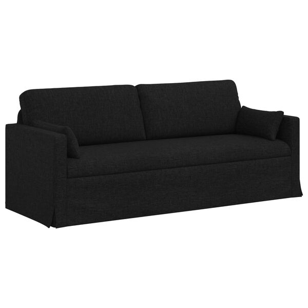 vidaXL Sofa 180cm Crna Metal