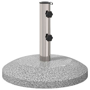 vidaXL Stalak za suncobran za cijev promjera 40-50 mm 26.45 kg Siva