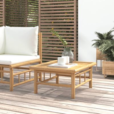 vidaXL Vrtni stol od bambusa 65 x 55 x 30 cm