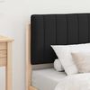 vidaXL Krevetni okvir s tapiciranim uzglavljem Crna 80 x 200 cm