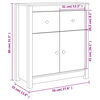 vidaXL Komoda 70 x 35 x 80 cm od masivne borovine