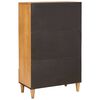vidaXL Highboard Svjetlosmeđa 60 x 33 x 100 cm masivno drvo manga
