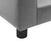 vidaXL Sofa za pse siva 60 x 43 x 30 cm od pli&scaron;a i umjetne kože