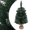 vidaXL Umjetno božićno drvce sa stalkom zeleno 90 cm PVC