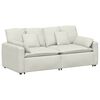 vidaXL Modularna sofa s jastucima krem boje