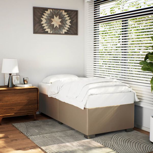 vidaXL Okvir za krevet boja cappuccina 80 x 200 cm od umjetne kože