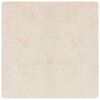 vidaXL Protuklizni Shaggy Tepih Krem 120 x 120 cm PP