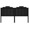vidaXL Uzglavlje za krevet crno 186 x 4 x 110 cm od masivne borovine