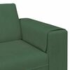 vidaXL Sofa s jastukom Tamnozelena 250 x 77 x 76 cm Kordura tekstil