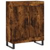 vidaXL Komoda boja dimljenog hrasta 69,5x34x90 cm konstruirano drvo