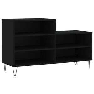 vidaXL Ormarić za cipele crni 102 x 36 x 60 cm od konstruiranog drva